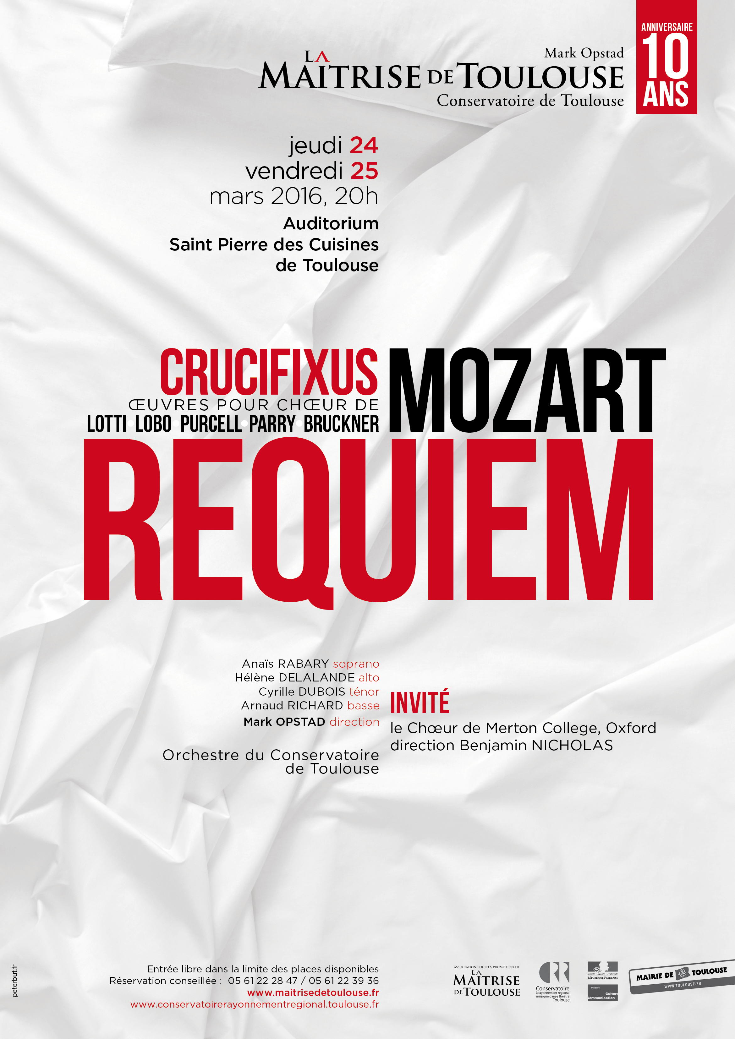 Affiche Requiem de Mozart